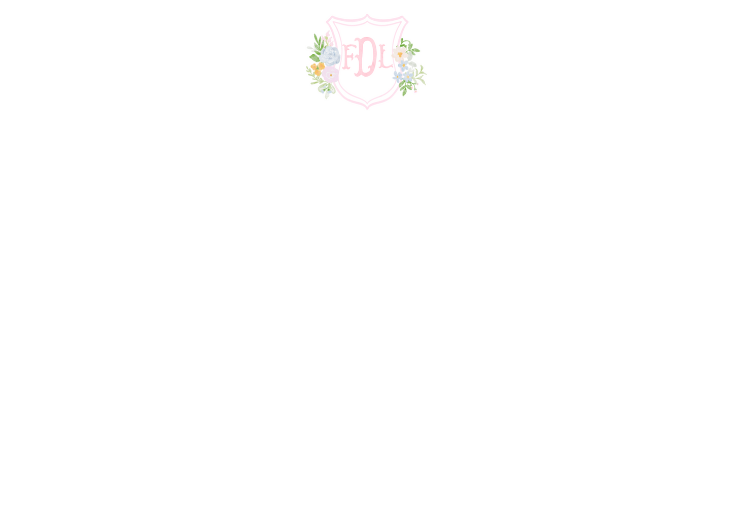 Personalized stationery set of 15 - 5x7