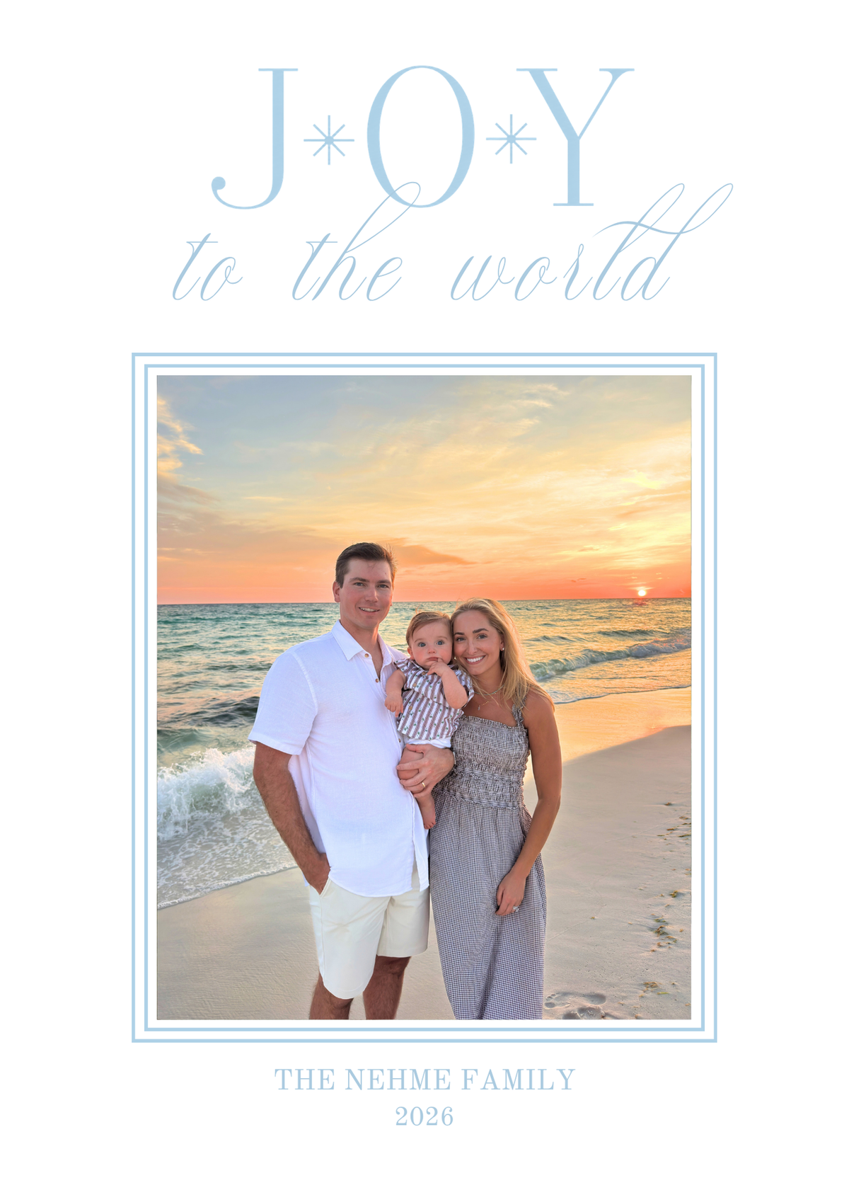 Joy Christmas Card
