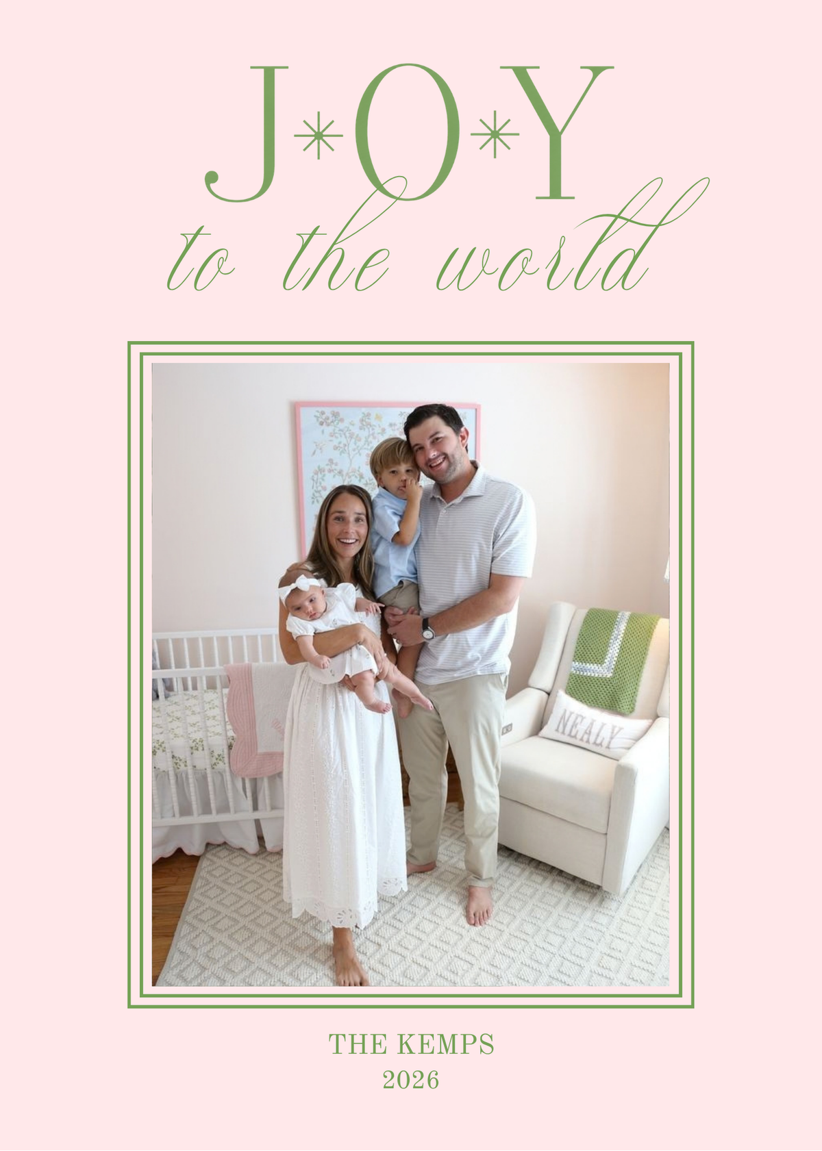 Joy Christmas Card