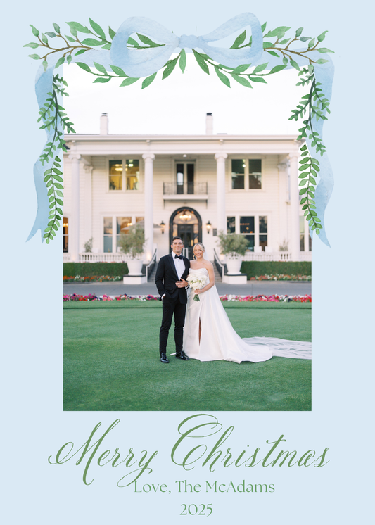 Blue Tone Christmas Cards