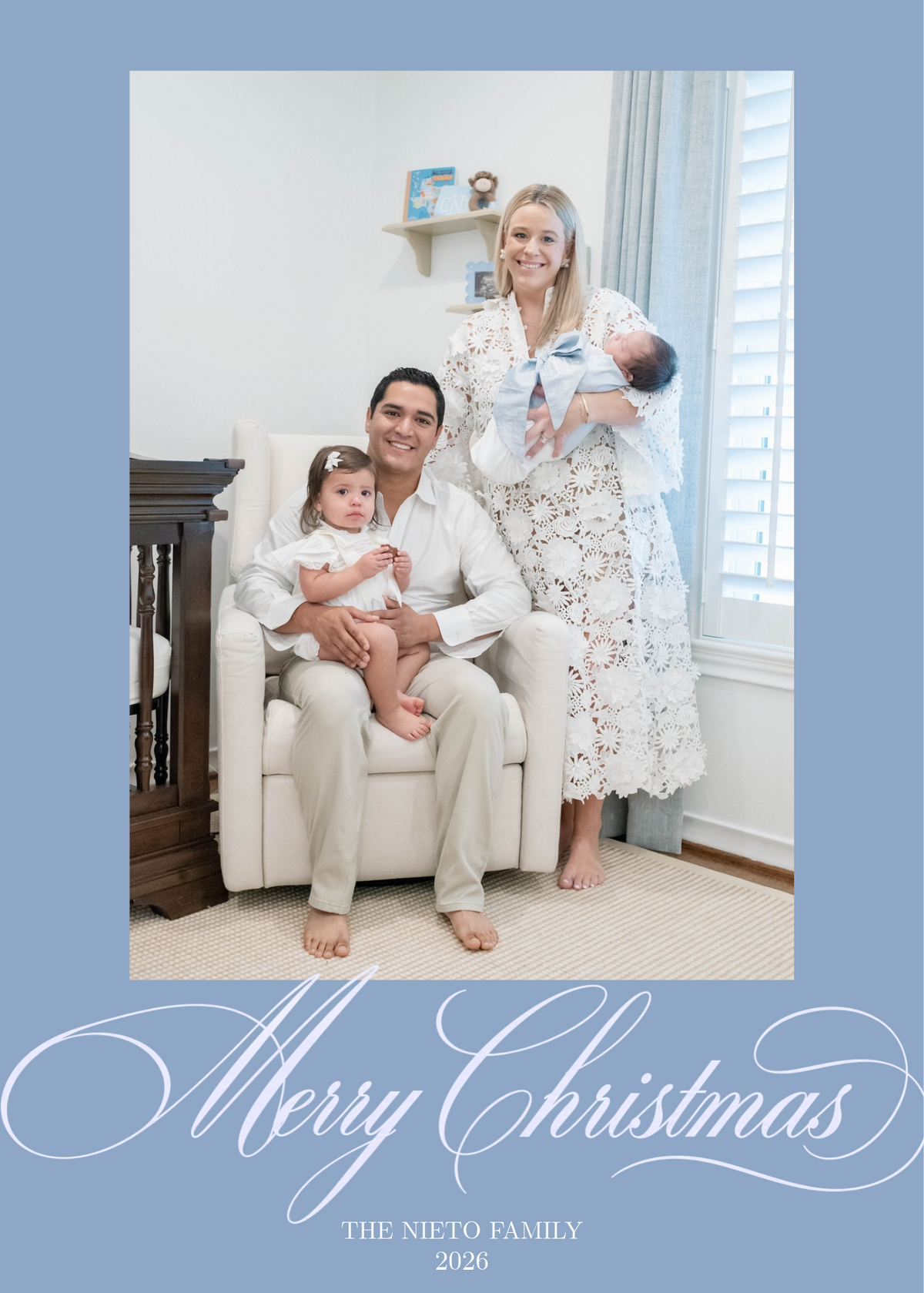 Classic Script Christmas Card (Bottom)