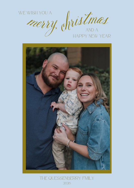 Merry Christmas & Happy New Year Card