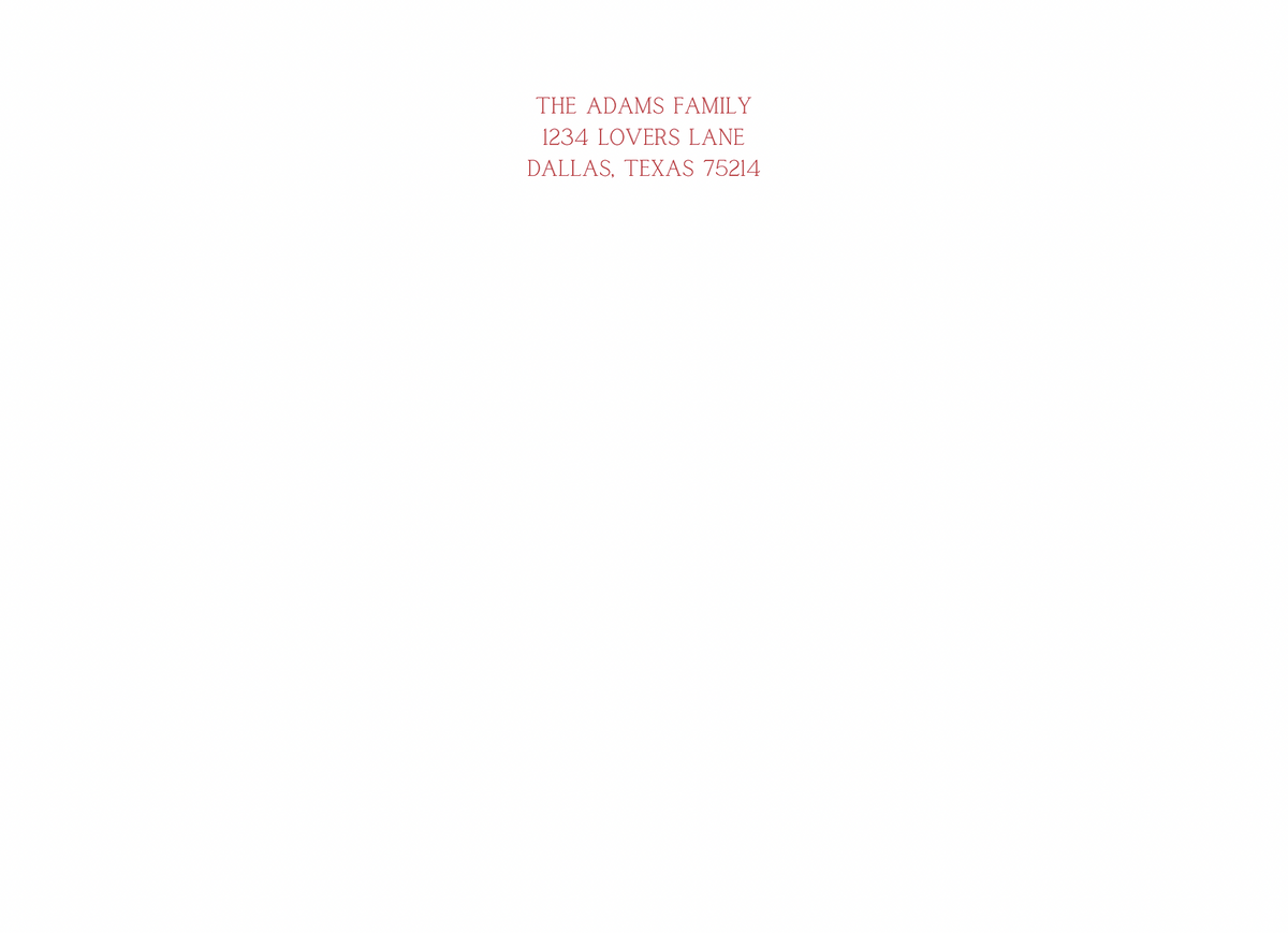 Envelope Addressing