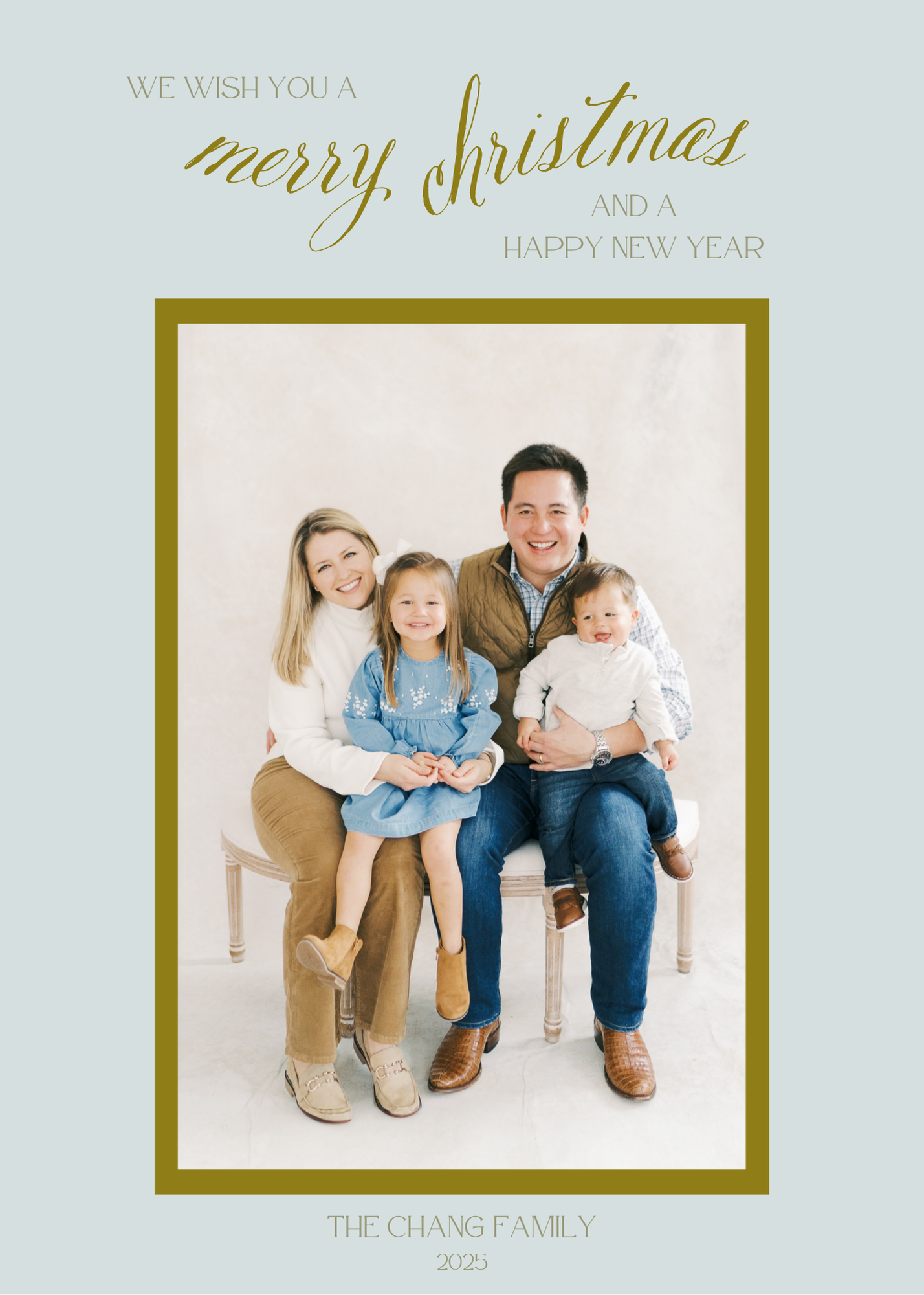 Green tone Christmas Cards