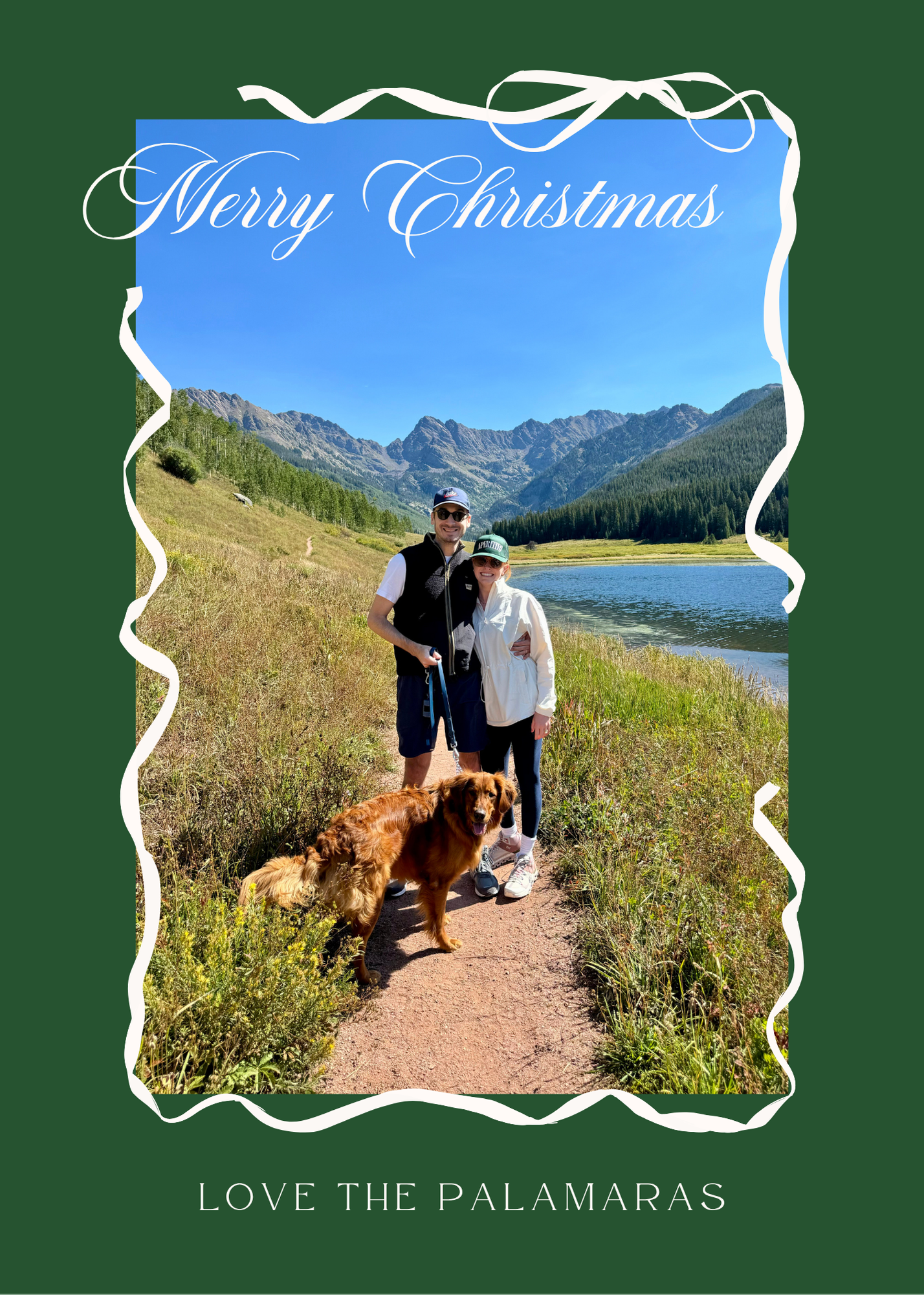 Green tone Christmas Cards