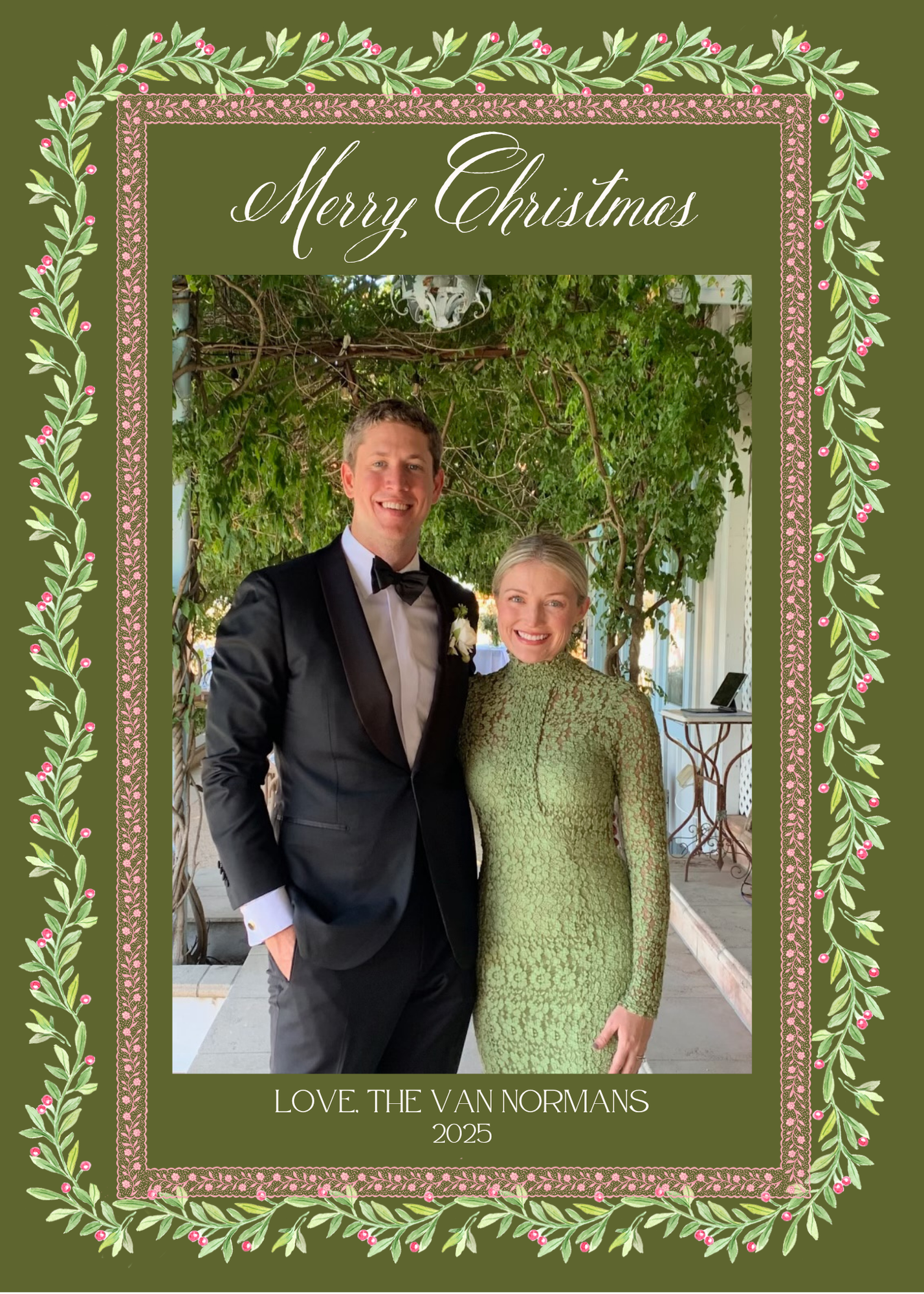 Classic Holiday Tone Christmas Cards