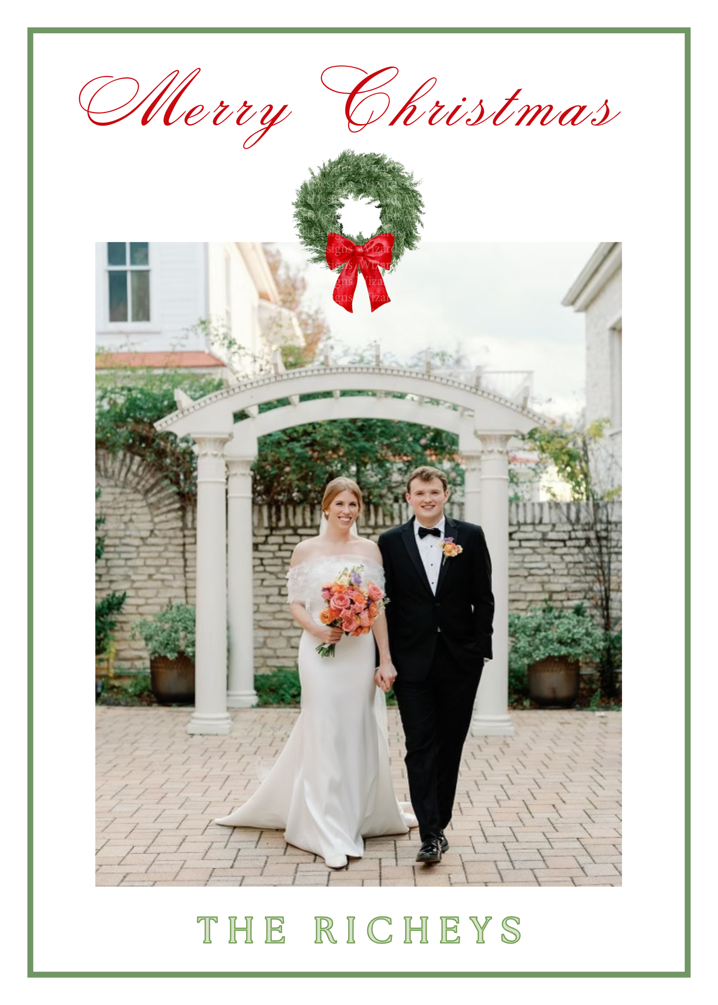 Classic Holiday Tone Christmas Cards